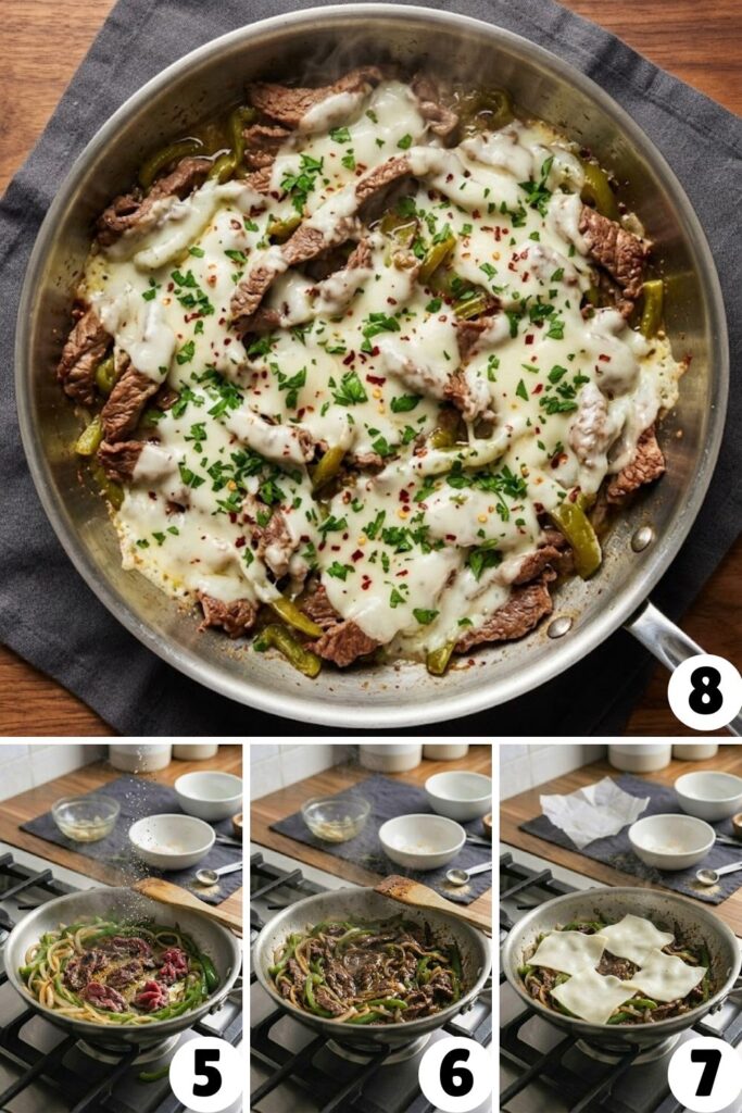 15-Minute Trader Joe's Shaved Beef Skillet Recipe
