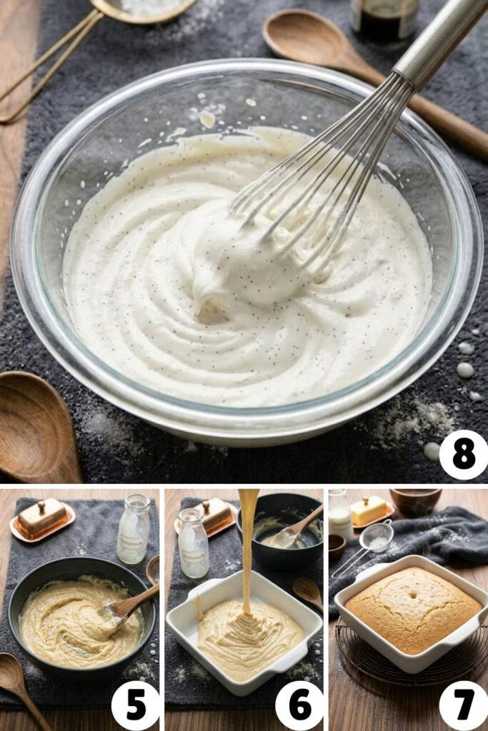 Trader Joe's Chantilly Cream Vanilla Bean Sheet Cake Recipe