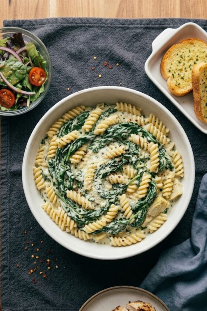 Trader Joes Spinach Artichoke Pasta Recipe