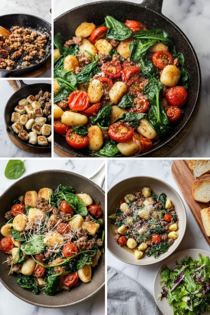 Trader Joes Cauliflower Gnocci Meals With Sausage Recipe