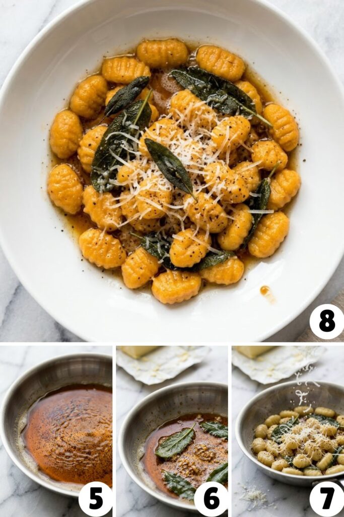 Trader Joe's Pumpkin Gnocchi with Brown Butter