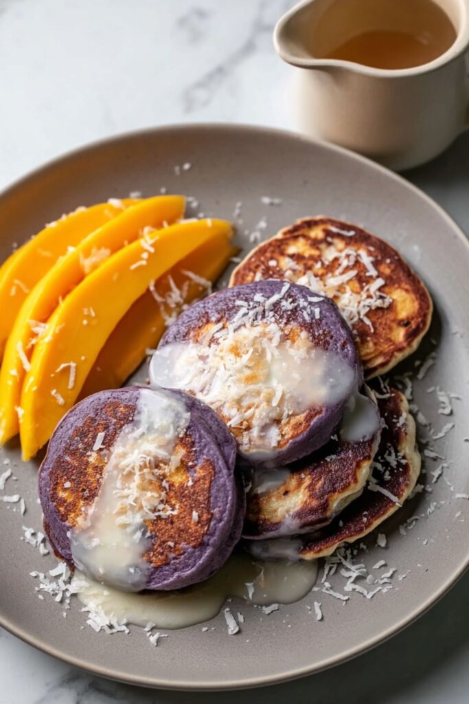 Trader Joe's Ube Mochi Pancakes Recipe