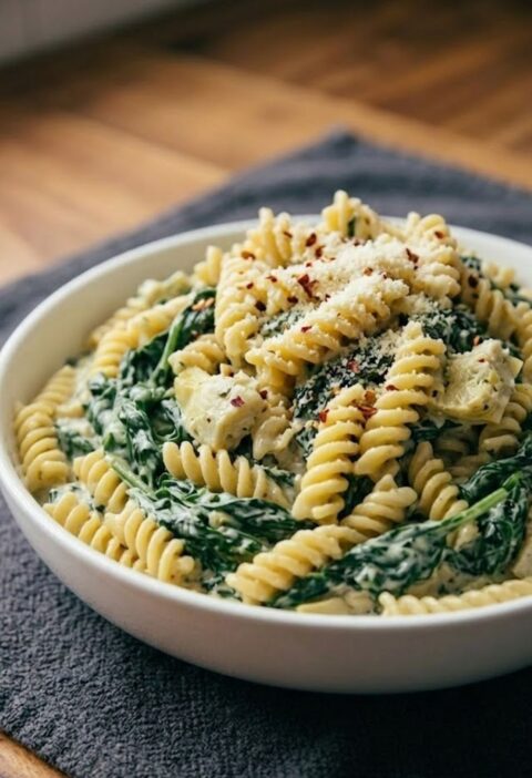 Trader Joes Spinach Artichoke Pasta Recipe