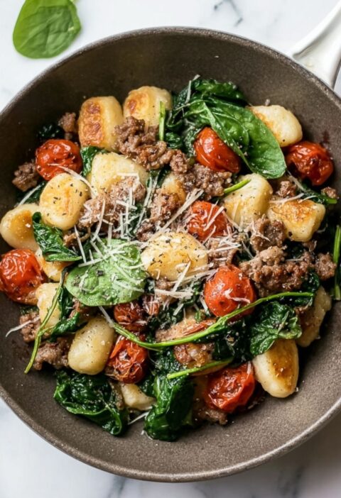 Trader Joes Cauliflower Gnocci Meals With Sausage Recipe