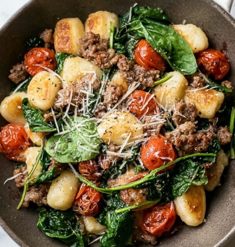 Trader Joes Cauliflower Gnocci Meals With Sausage Recipe