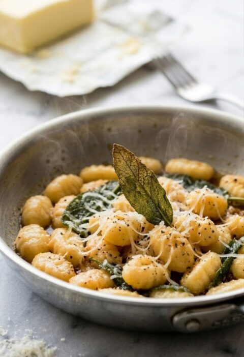 Trader Joe's Pumpkin Gnocchi with Brown Butter